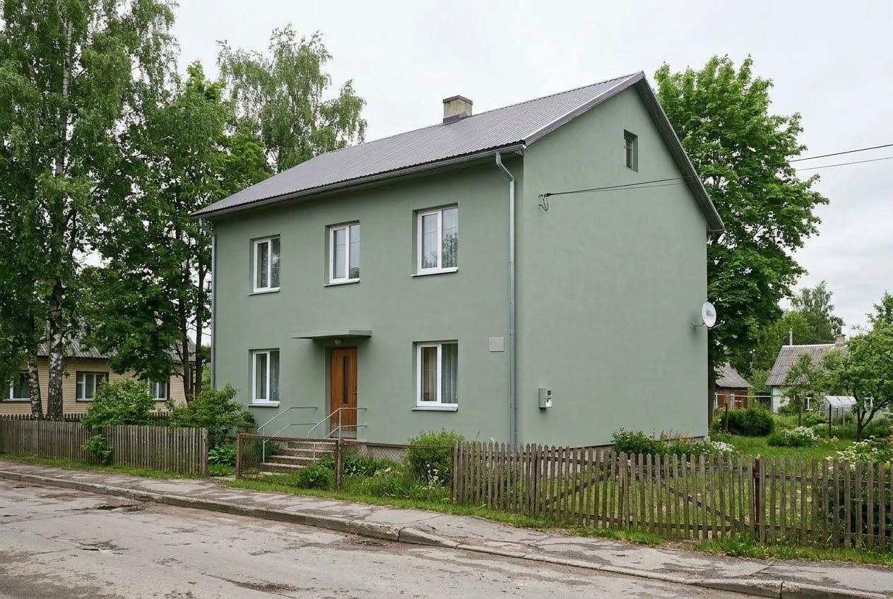 Производителям фасадных красок — фасад, AI-визуализация по фото
