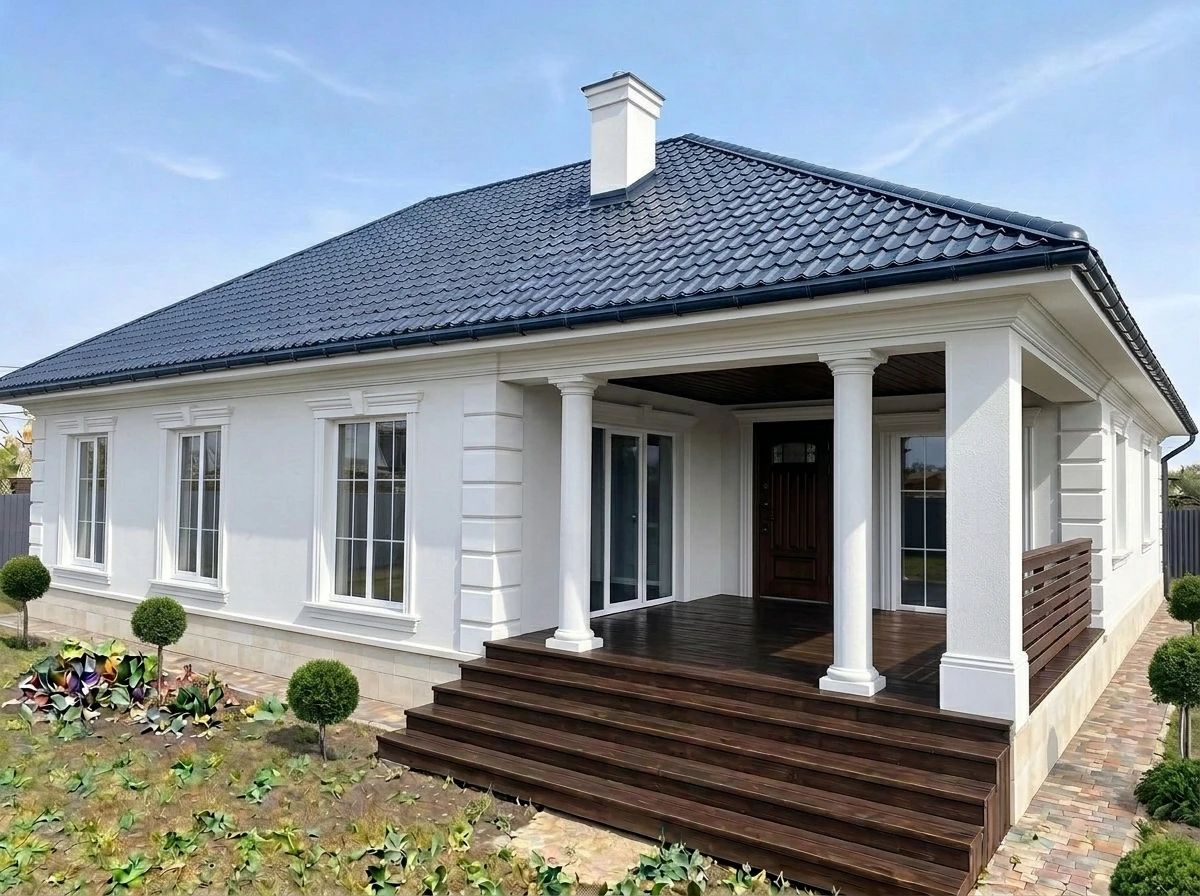Дизайн фасада в стиле Без стиля — фото от нейросети AI Facade