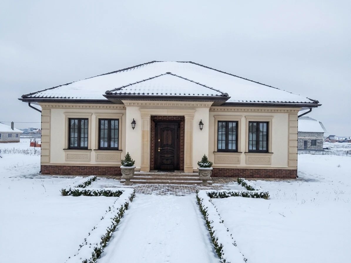 Дизайн фасада в стиле Классический — Фасад от нейросети AI Facade