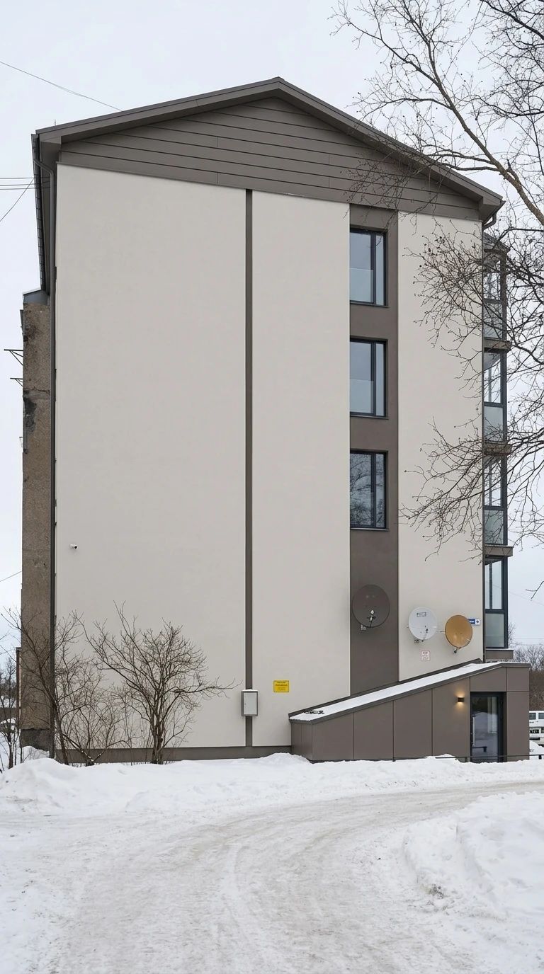 Дизайн фасада в стиле Минимализм — фото фасада от нейросети AI Facade