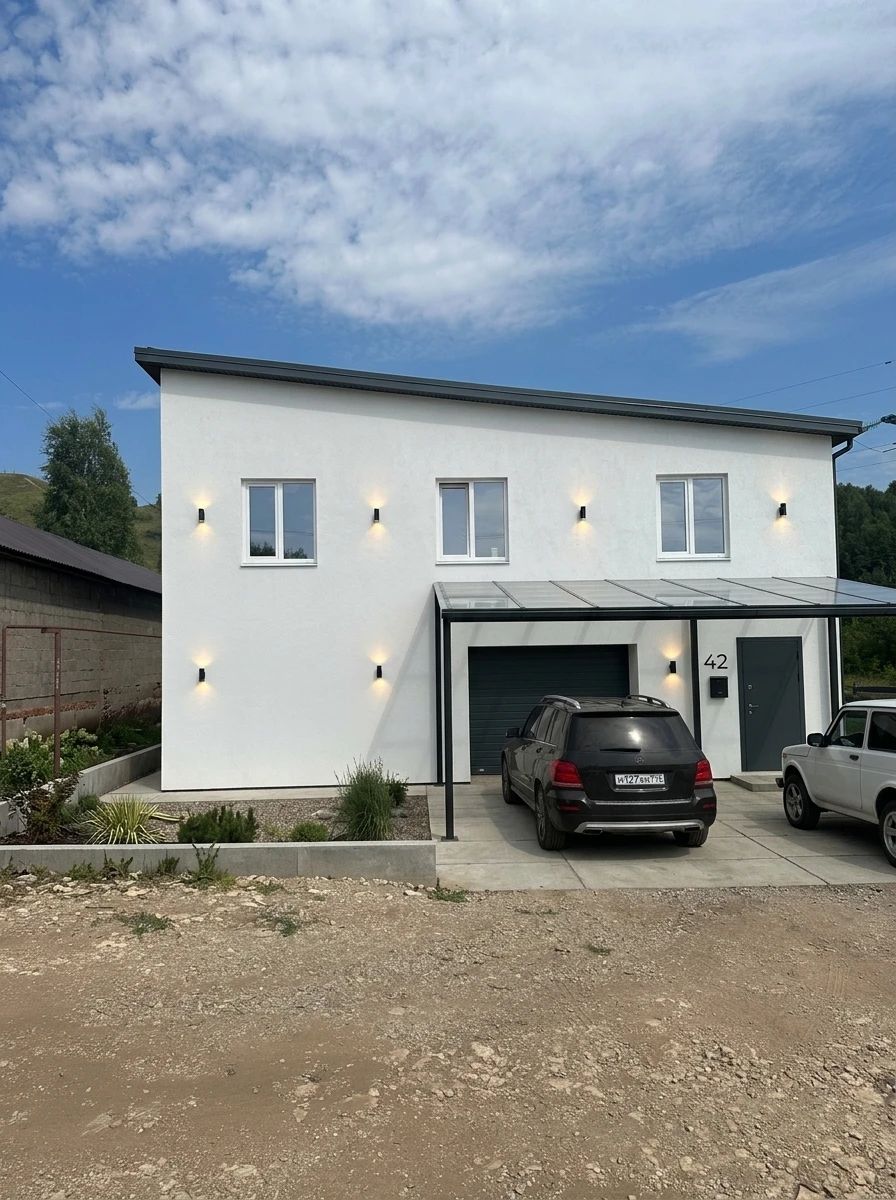 Дизайн фасада в стиле Скандинавский — Фасад от нейросети AI Facade