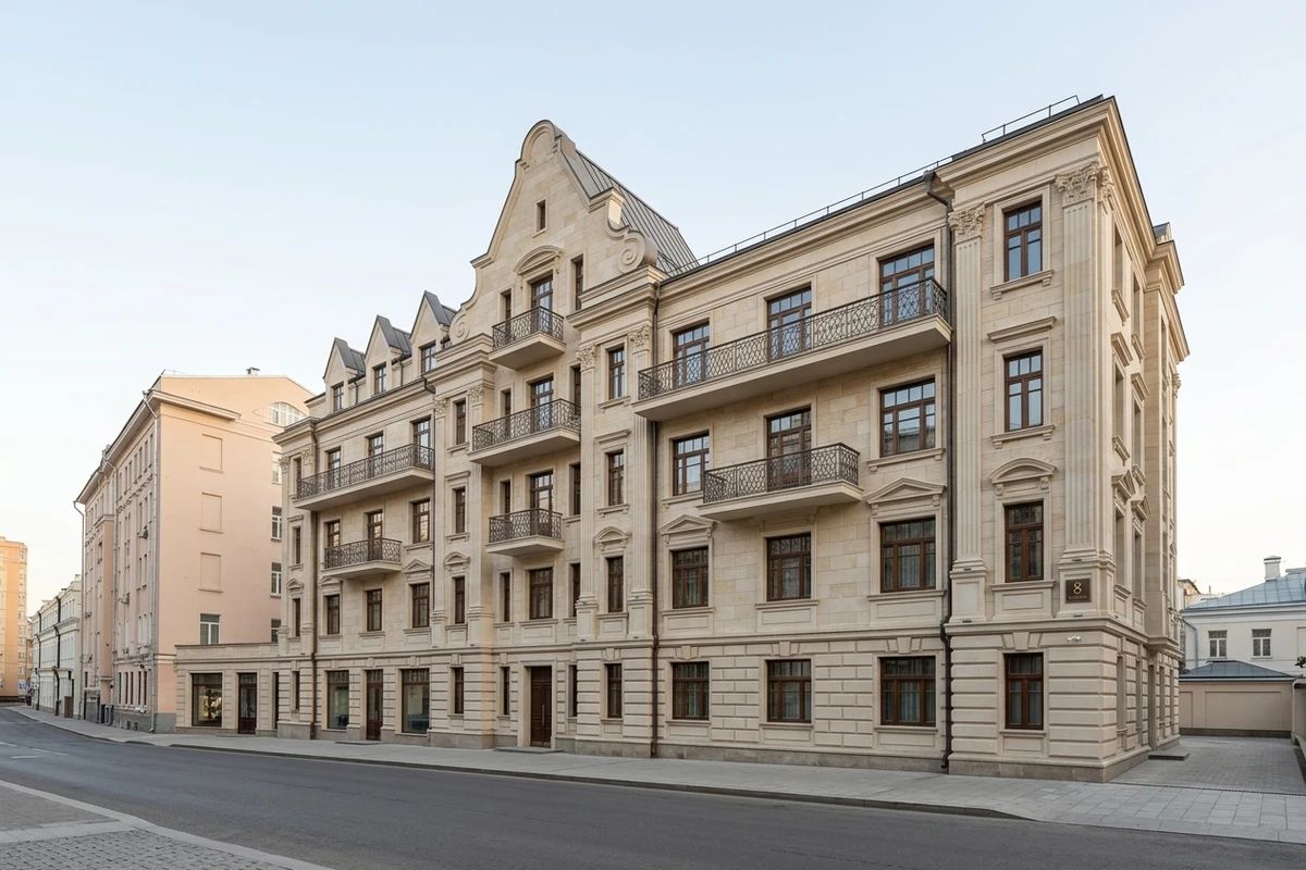Дизайн фасада в стиле Классический — Фасад от нейросети AI Facade