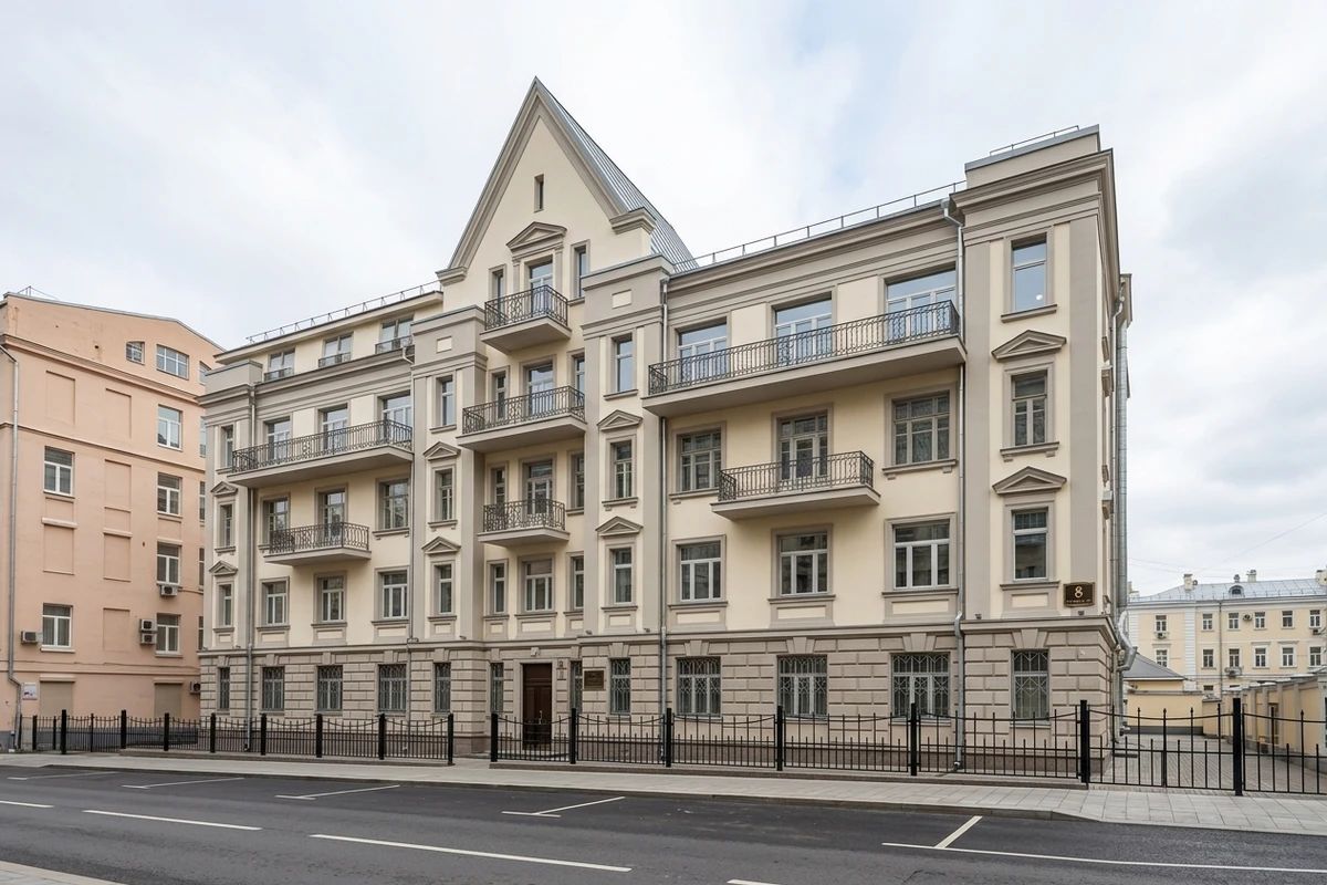 Дизайн фасада в стиле Неоклассика — фото фасада от нейросети AI Facade