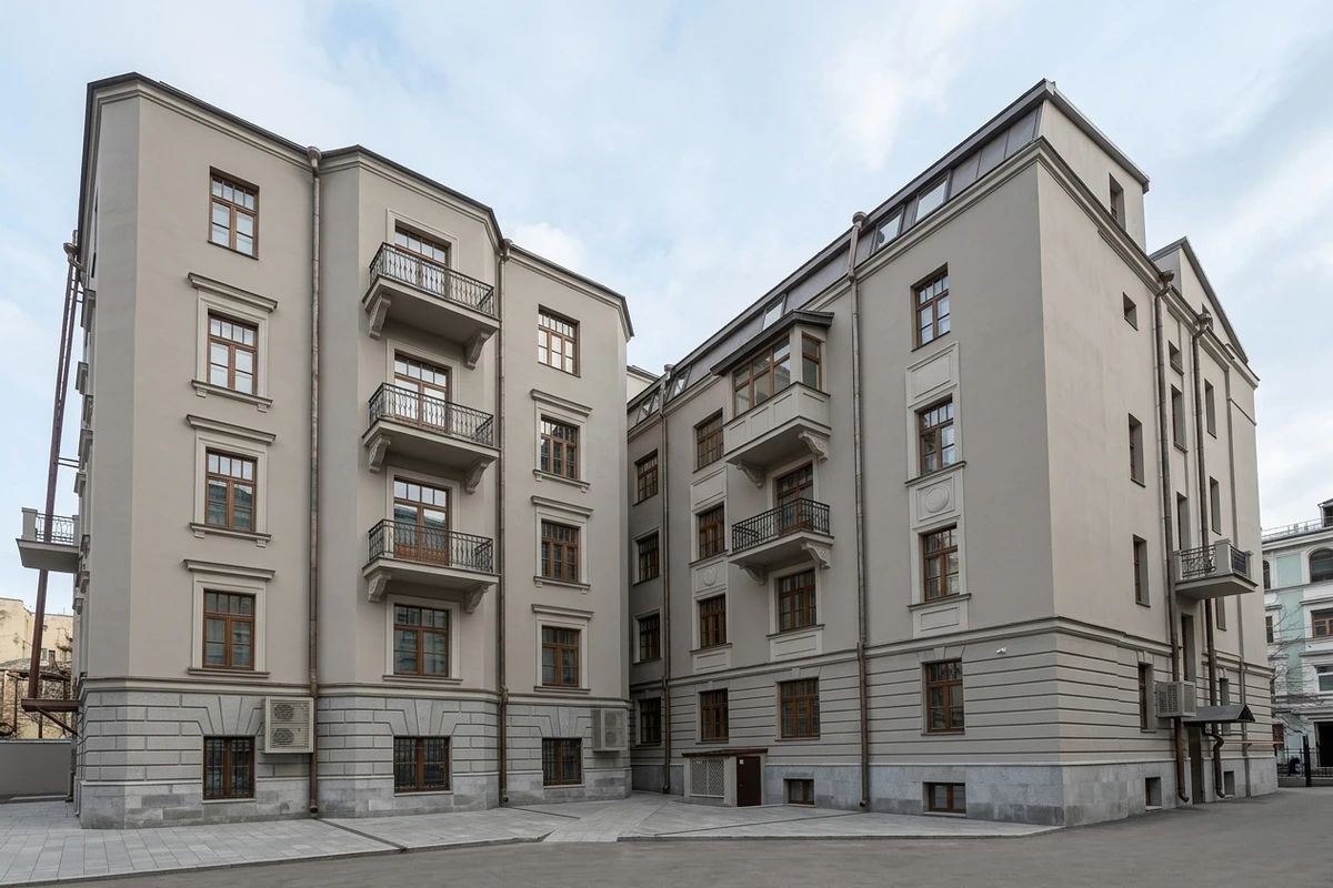 Дизайн фасада в стиле Неоклассика — фото фасада от нейросети AI Facade
