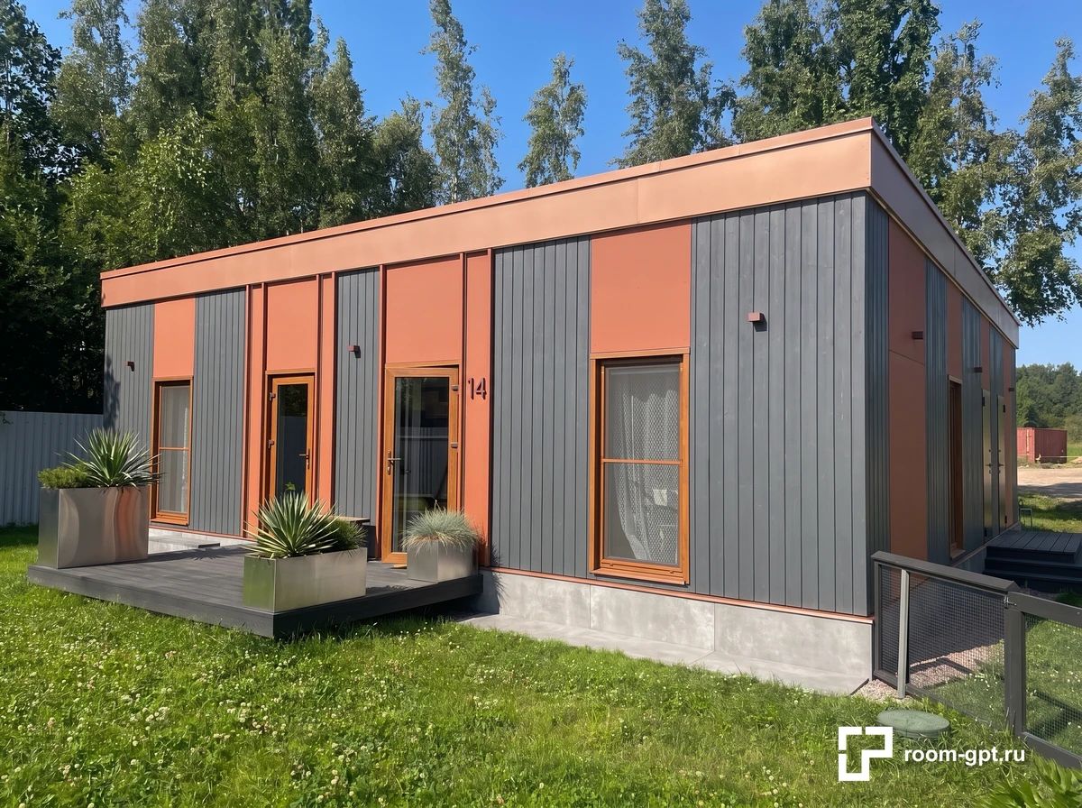 Дизайн фасада в стиле Скандинавский — Фасад от нейросети AI Facade