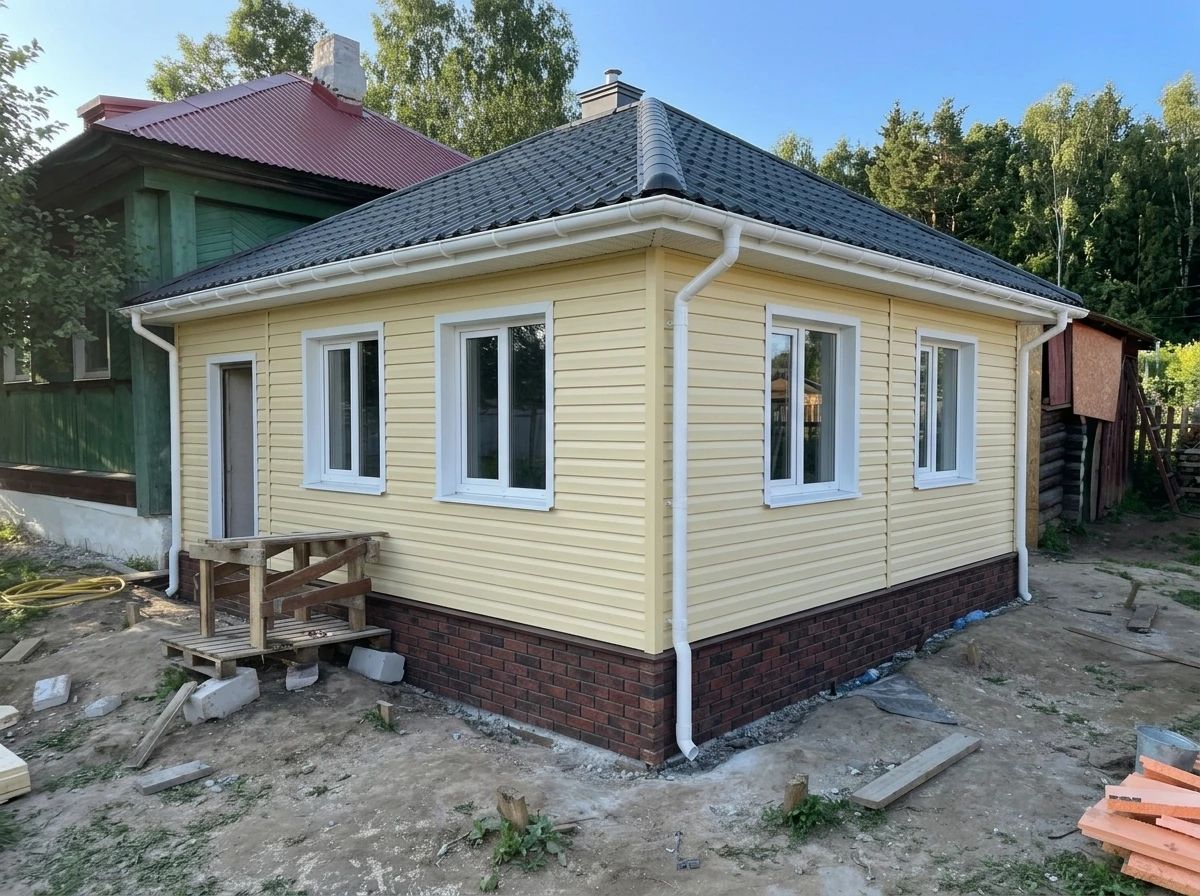 Дизайн фасада в стиле Минимализм — фото фасада от нейросети AI Facade