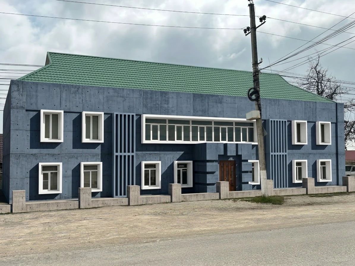 Дизайн фасада в стиле Брутализм — Фасад от нейросети AI Facade