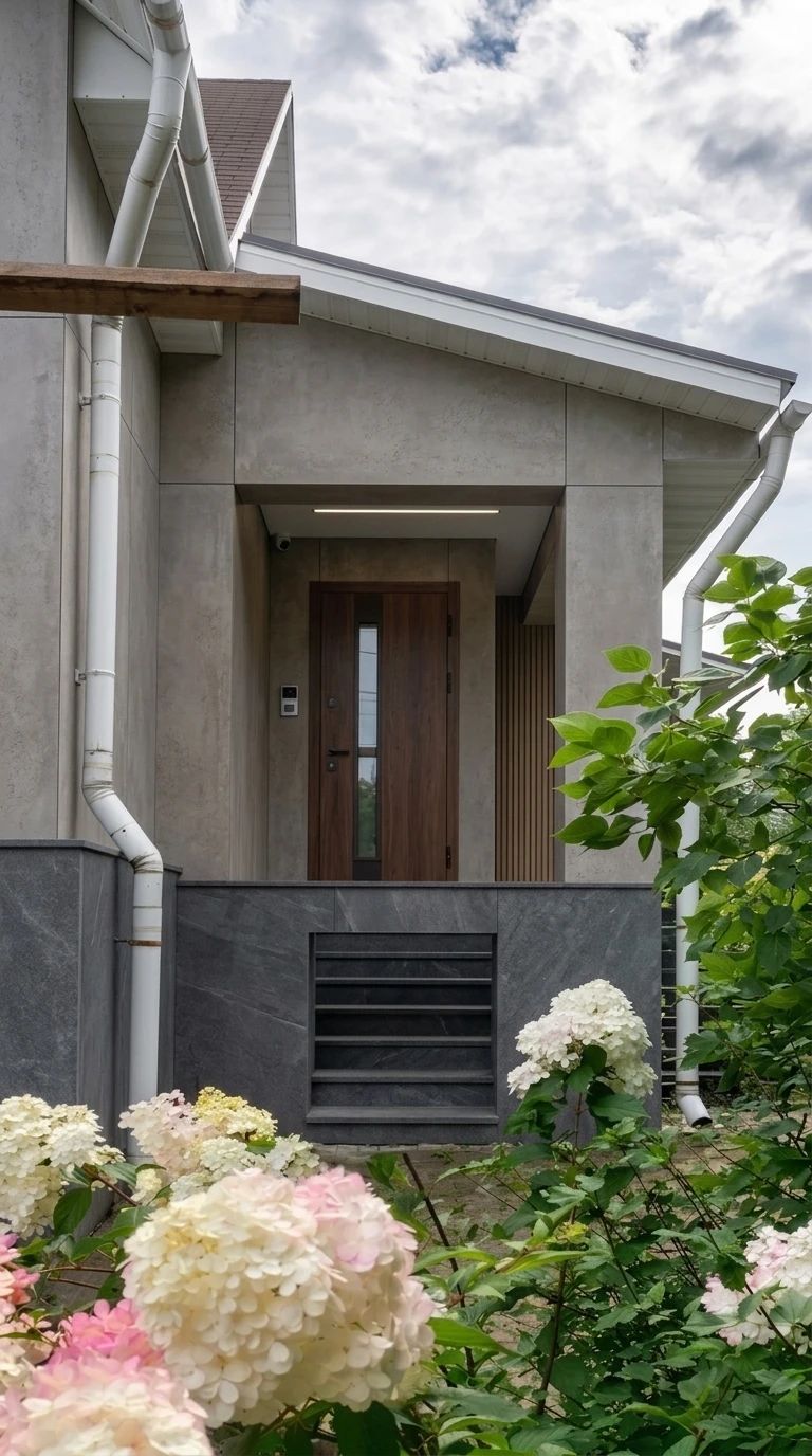 Дизайн фасада в стиле Минимализм — фото фасада от нейросети AI Facade