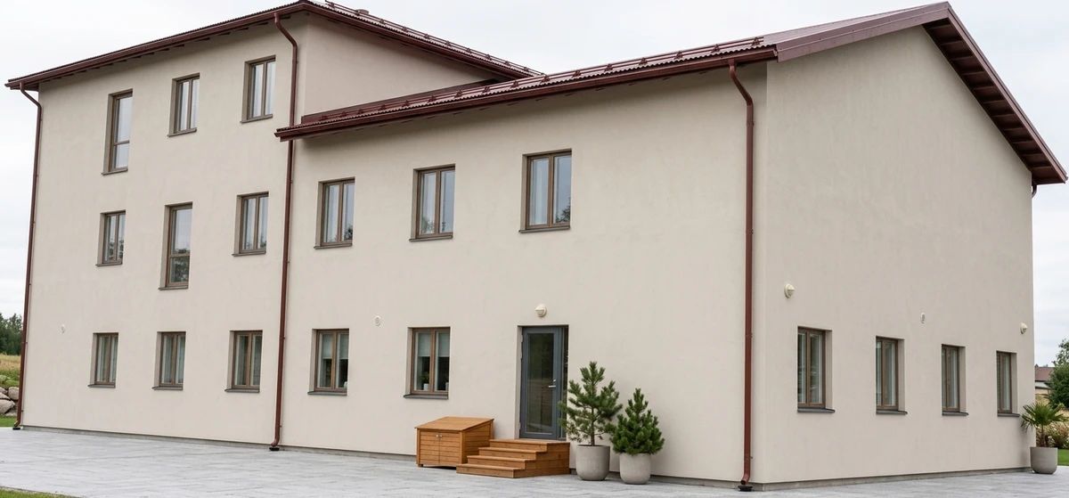 Дизайн фасада в стиле Скандинавский — Фасад от нейросети AI Facade