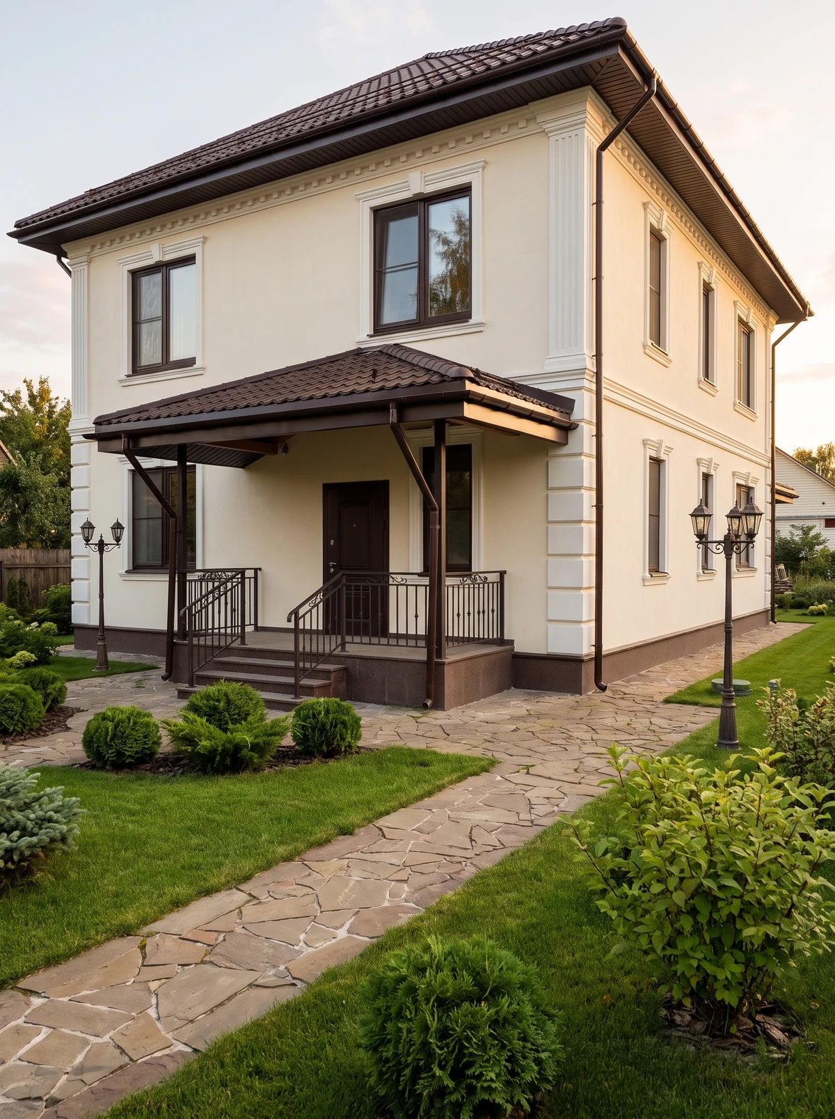 Дизайн фасада в стиле Классический — Фасад от нейросети AI Facade