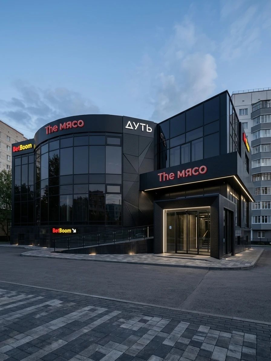 Дизайн фасада в стиле Блэктек — фото фасада от нейросети AI Facade