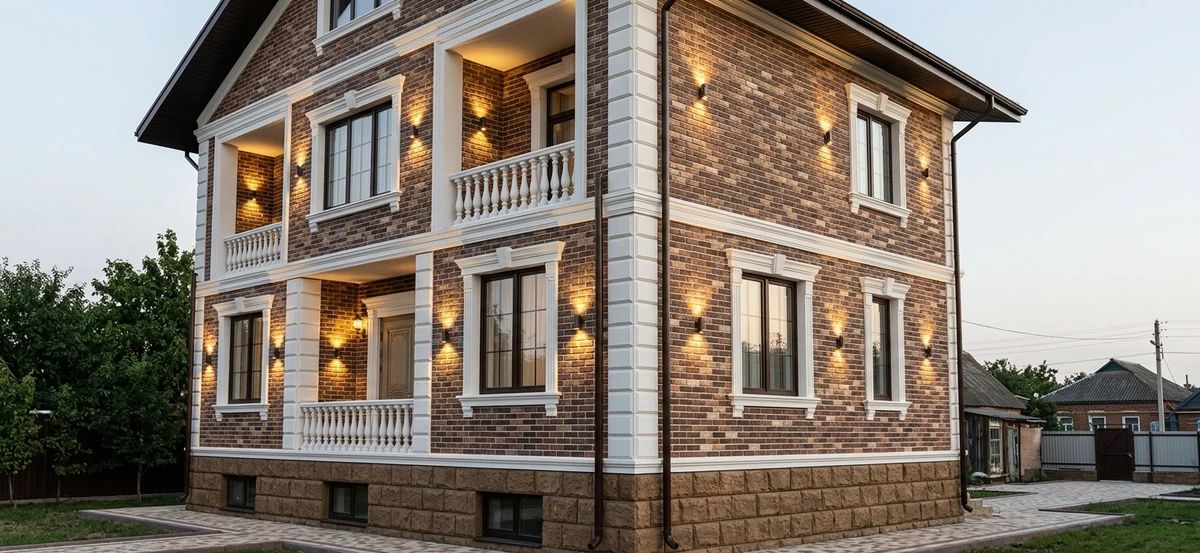 Дизайн фасада в стиле Классический — Фасад от нейросети AI Facade