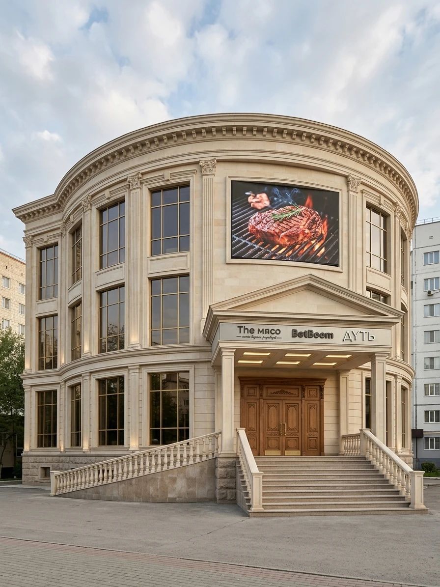 Дизайн фасада в стиле Неоклассика — фото фасада от нейросети AI Facade