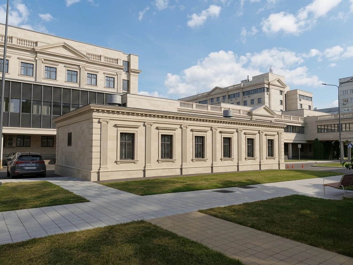 Дизайн фасада в стиле Неоклассика — фото фасада от нейросети AI Facade