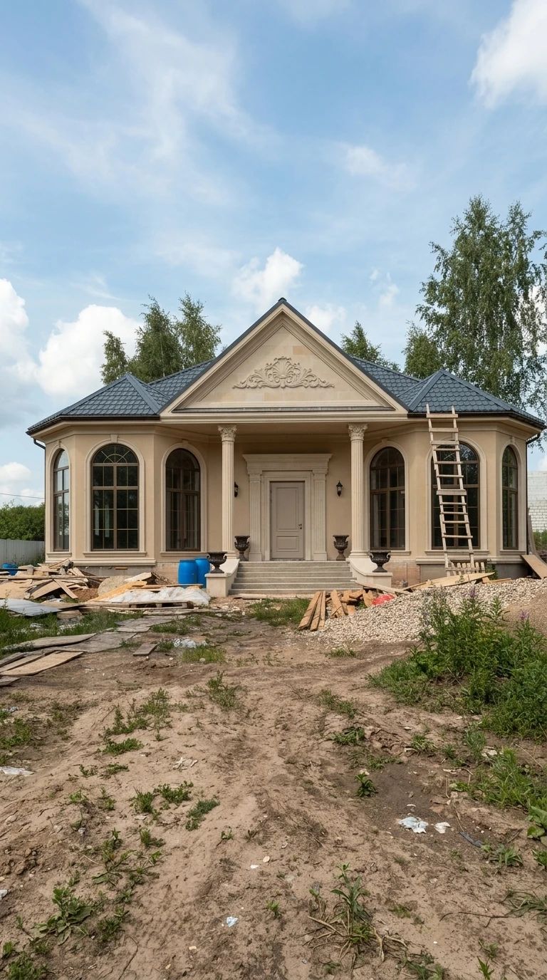 Дизайн фасада в стиле Классический — Фасад от нейросети AI Facade