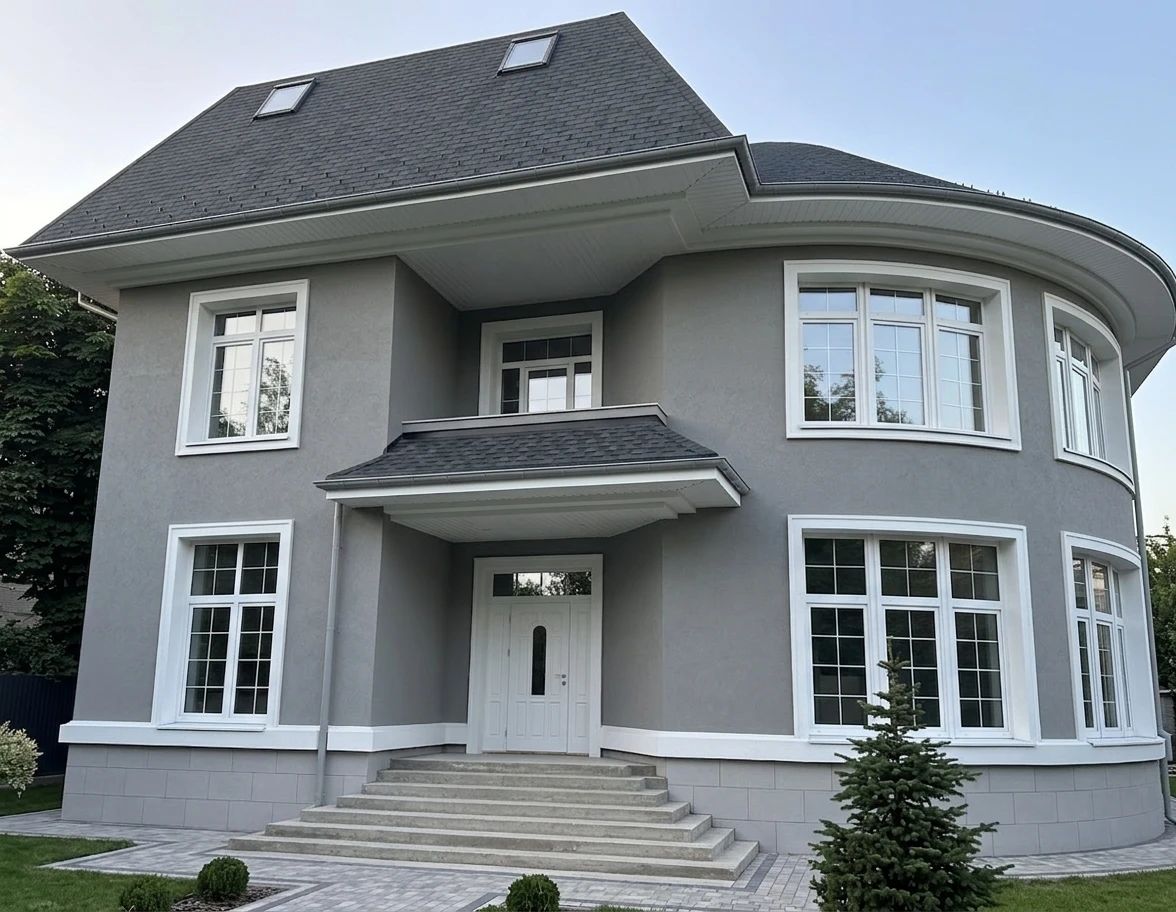 Дизайн фасада в стиле Классический — Фасад от нейросети AI Facade
