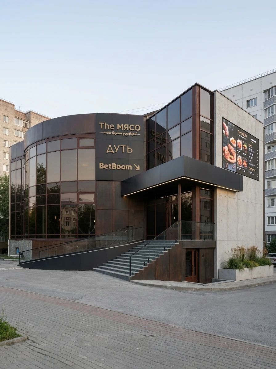 Дизайн фасада в стиле Минимализм — фото фасада от нейросети AI Facade