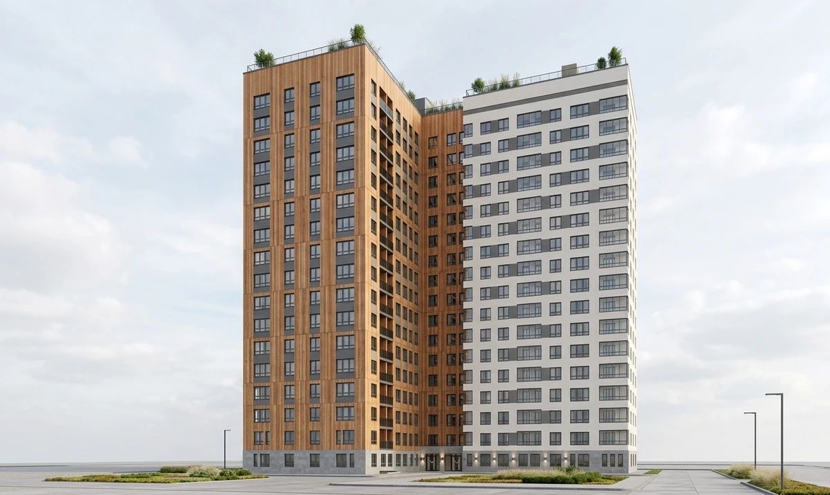 Дизайн фасада в стиле Скандинавский — Фасад от нейросети AI Facade