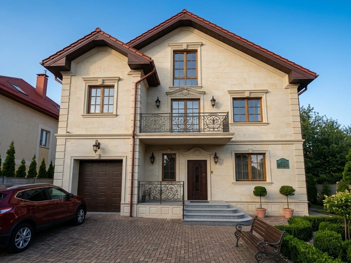 Дизайн фасада в стиле Классический — Фасад от нейросети AI Facade