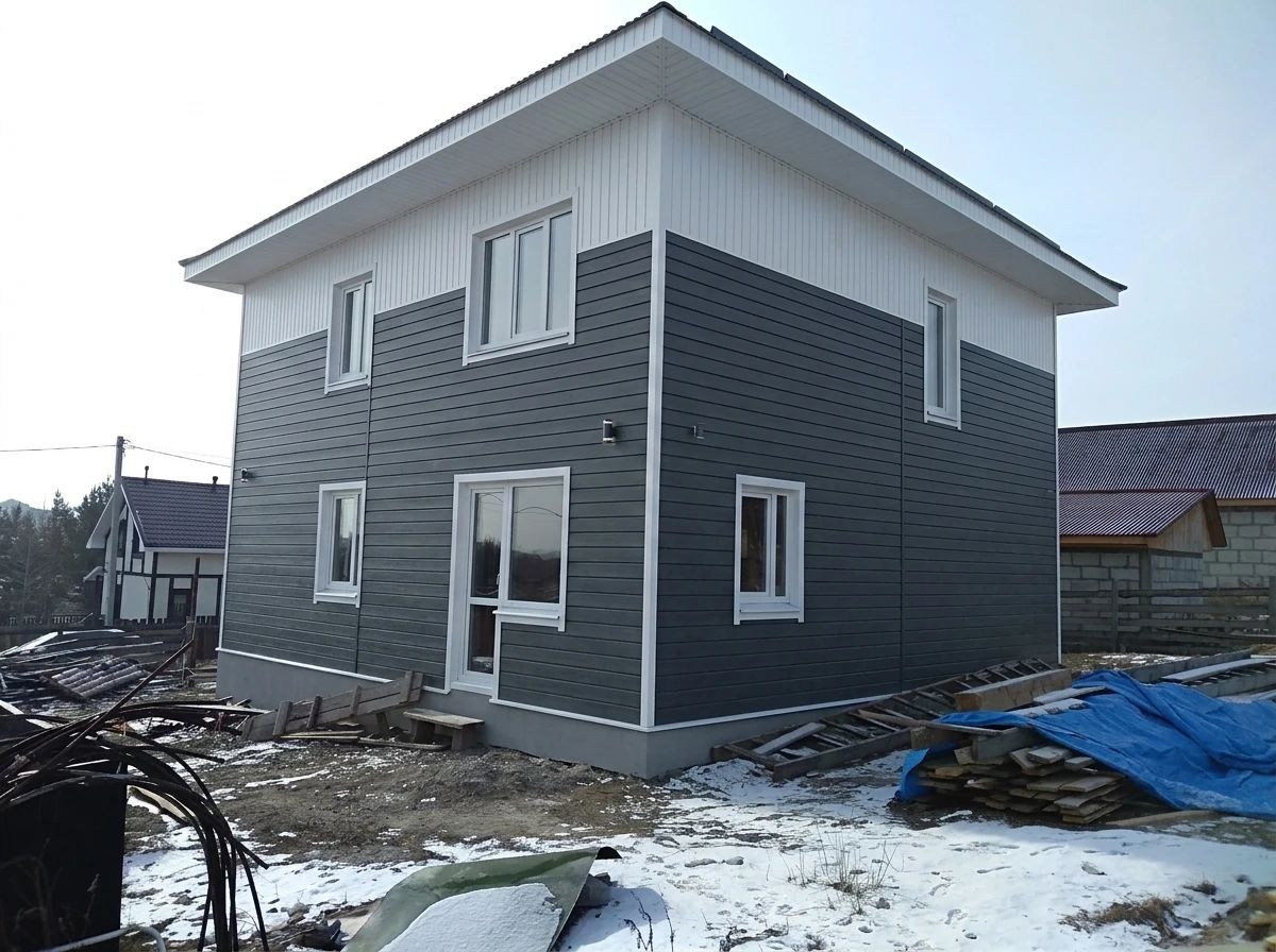 Дизайн фасада в стиле Скандинавский — Фасад от нейросети AI Facade