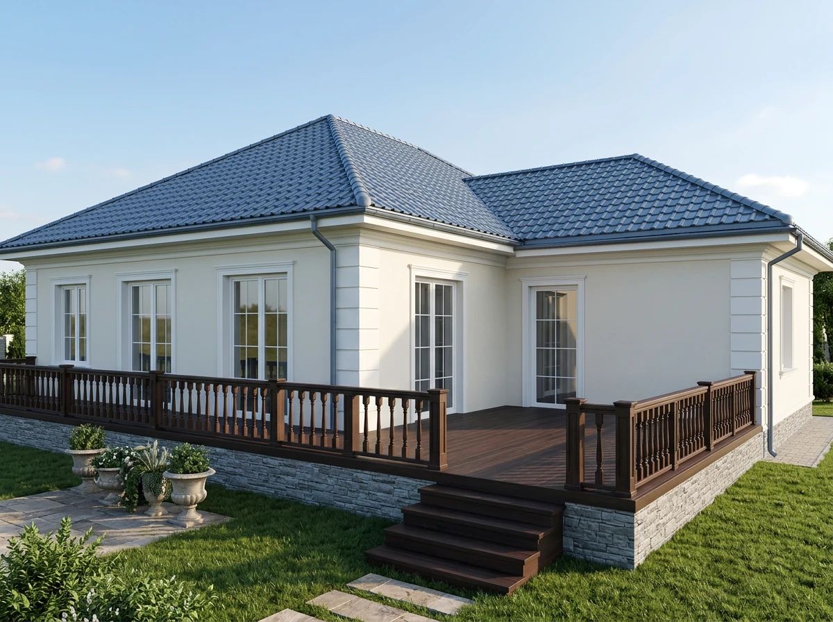 Дизайн фасада в стиле Классический — Фасад от нейросети AI Facade