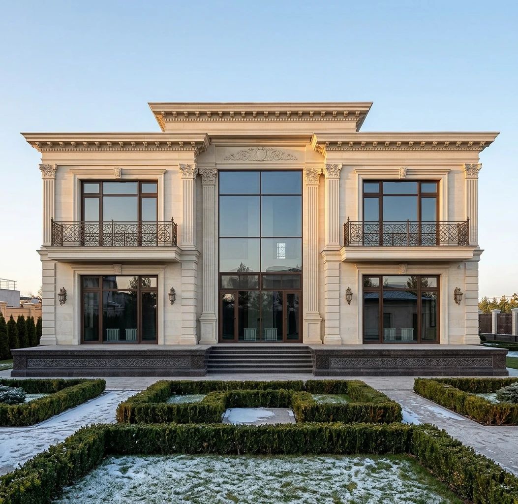 Дизайн фасада в стиле Классический — Фасад от нейросети AI Facade