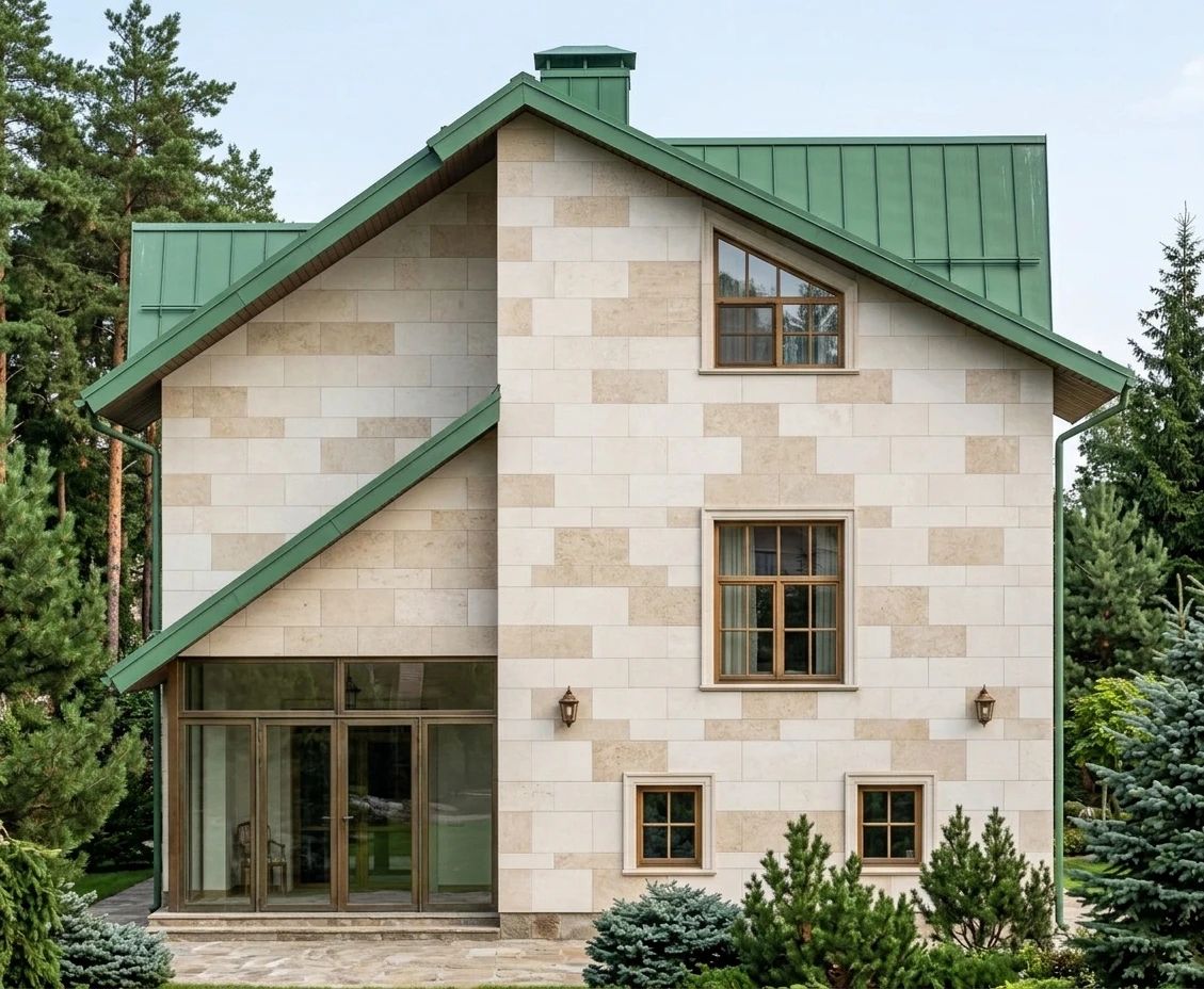 Дизайн фасада в стиле Классический — Фасад от нейросети AI Facade