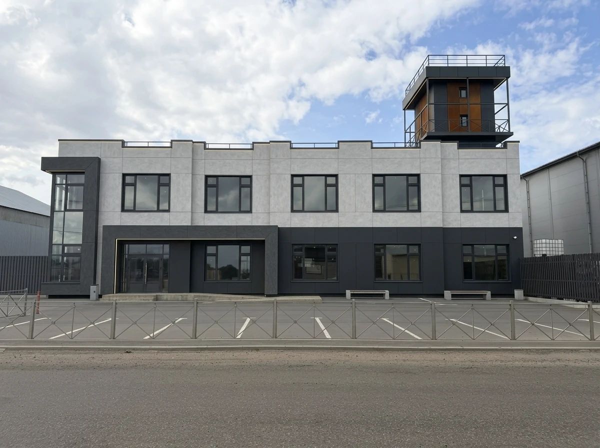 Дизайн фасада в стиле Лофт — Фасад от нейросети AI Facade