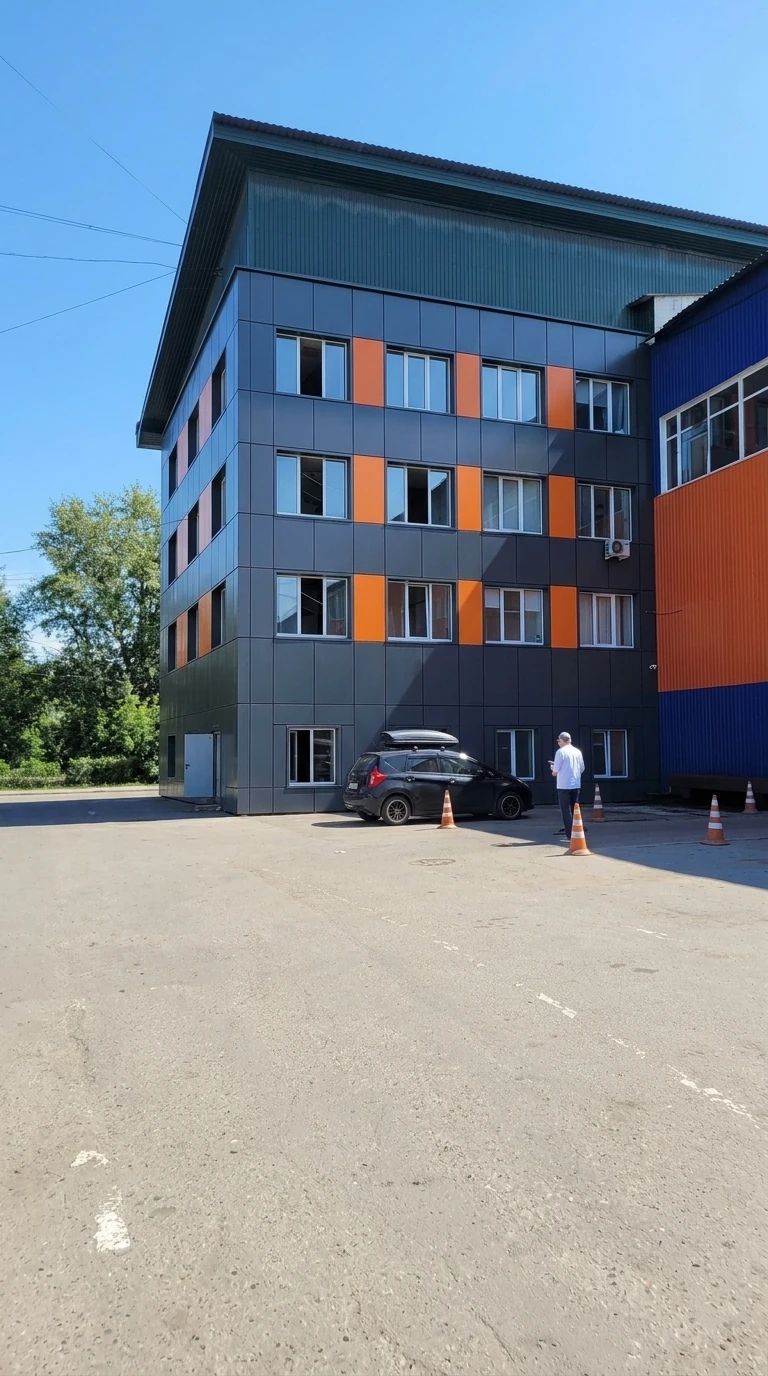 Дизайн фасада в стиле Хай-тек — фото фасада от нейросети AI Facade