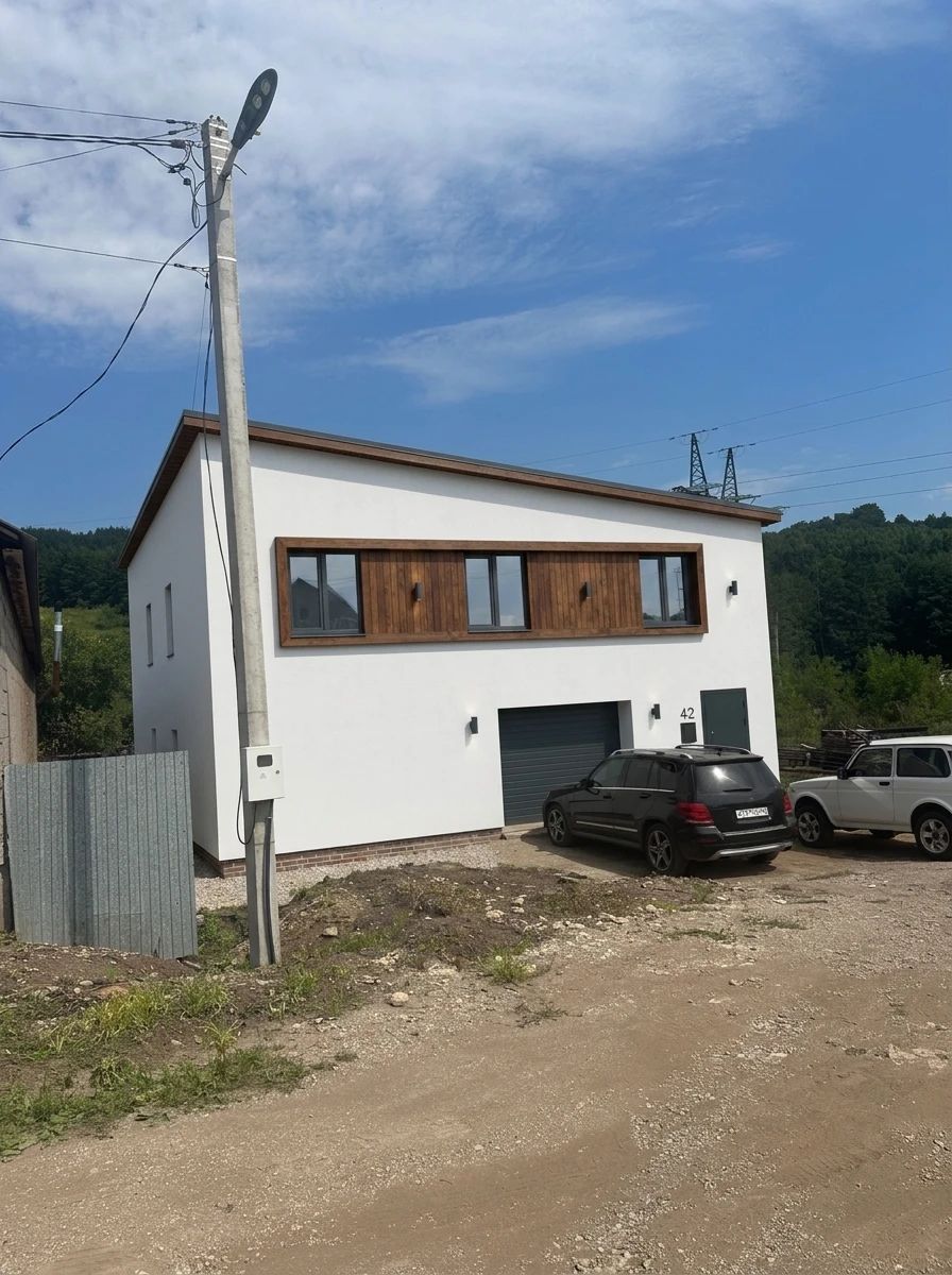 Дизайн фасада в стиле Скандинавский — Фасад от нейросети AI Facade