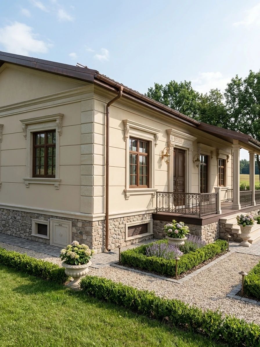 Дизайн фасада в стиле Классический — Фасад от нейросети AI Facade