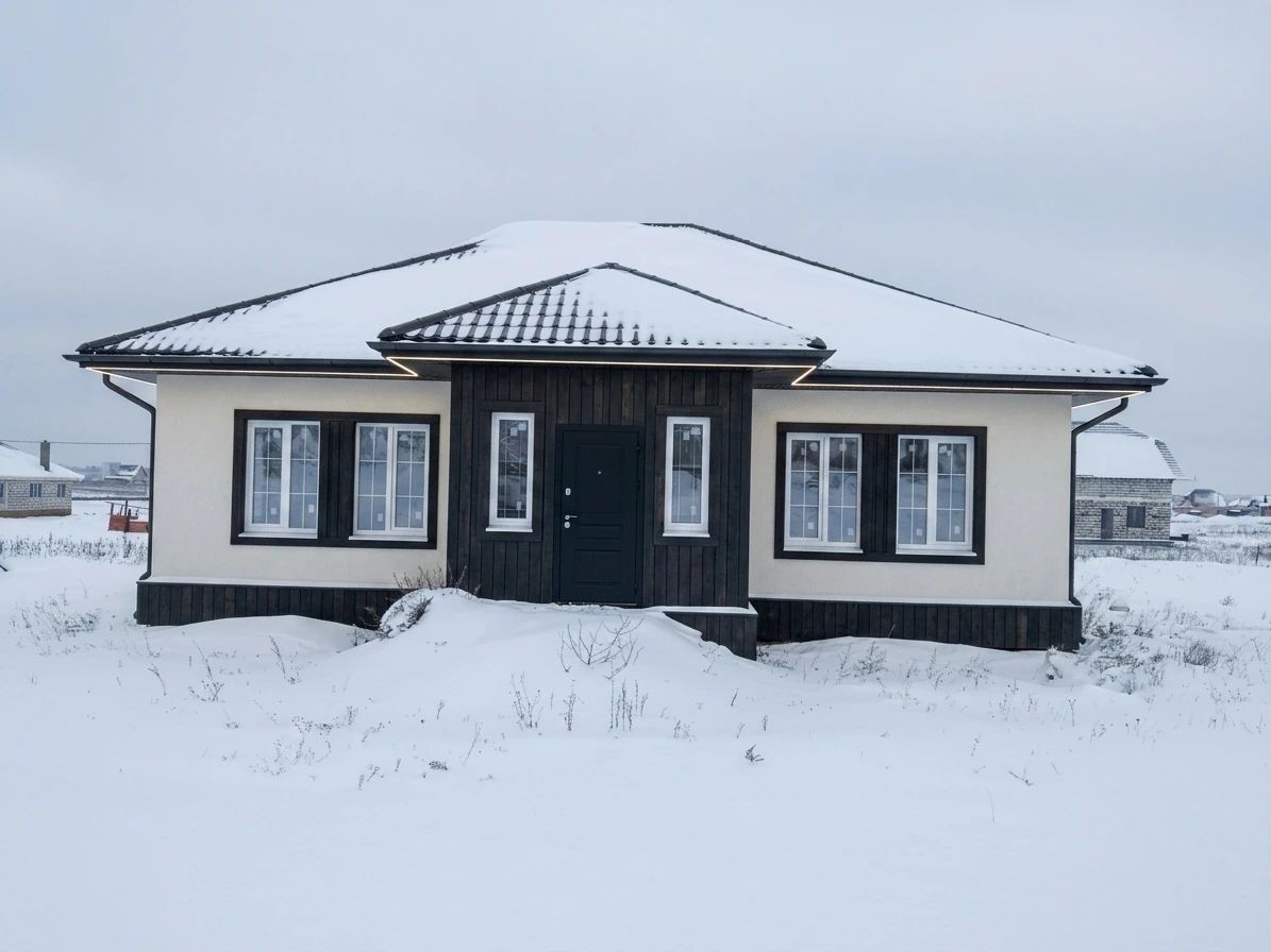 Дизайн фасада в стиле Скандинавский — Фасад от нейросети AI Facade
