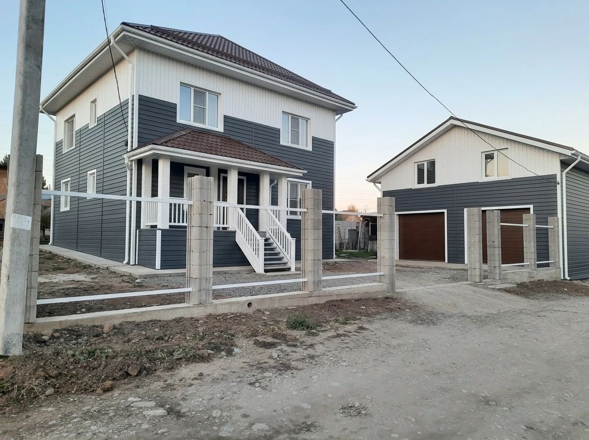 Дизайн фасада в стиле Скандинавский — Фасад от нейросети AI Facade