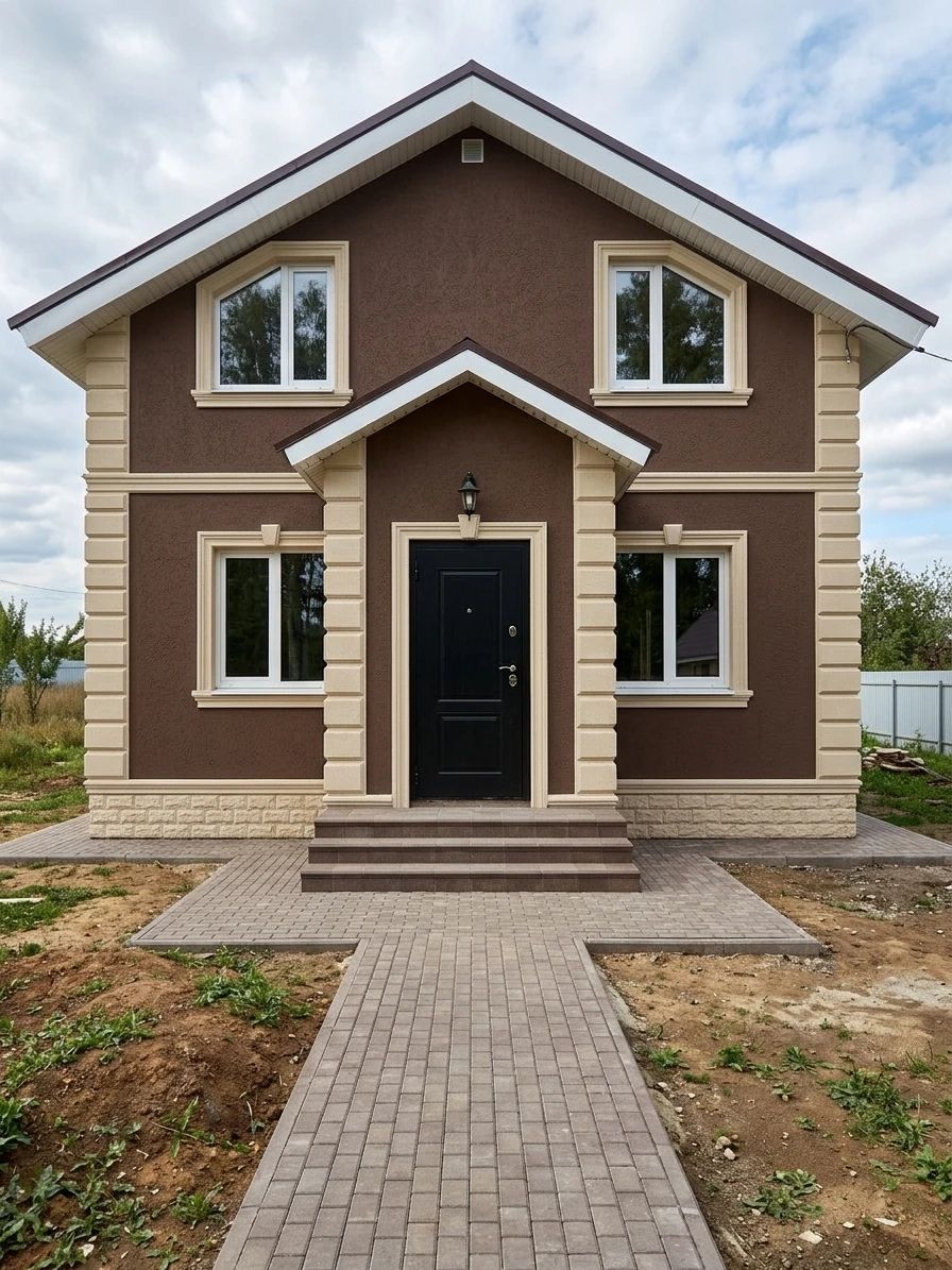 Дизайн фасада в стиле Классический — Фасад от нейросети AI Facade