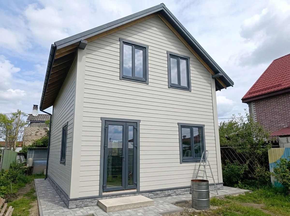 Дизайн фасада в стиле Скандинавский — Фасад от нейросети AI Facade