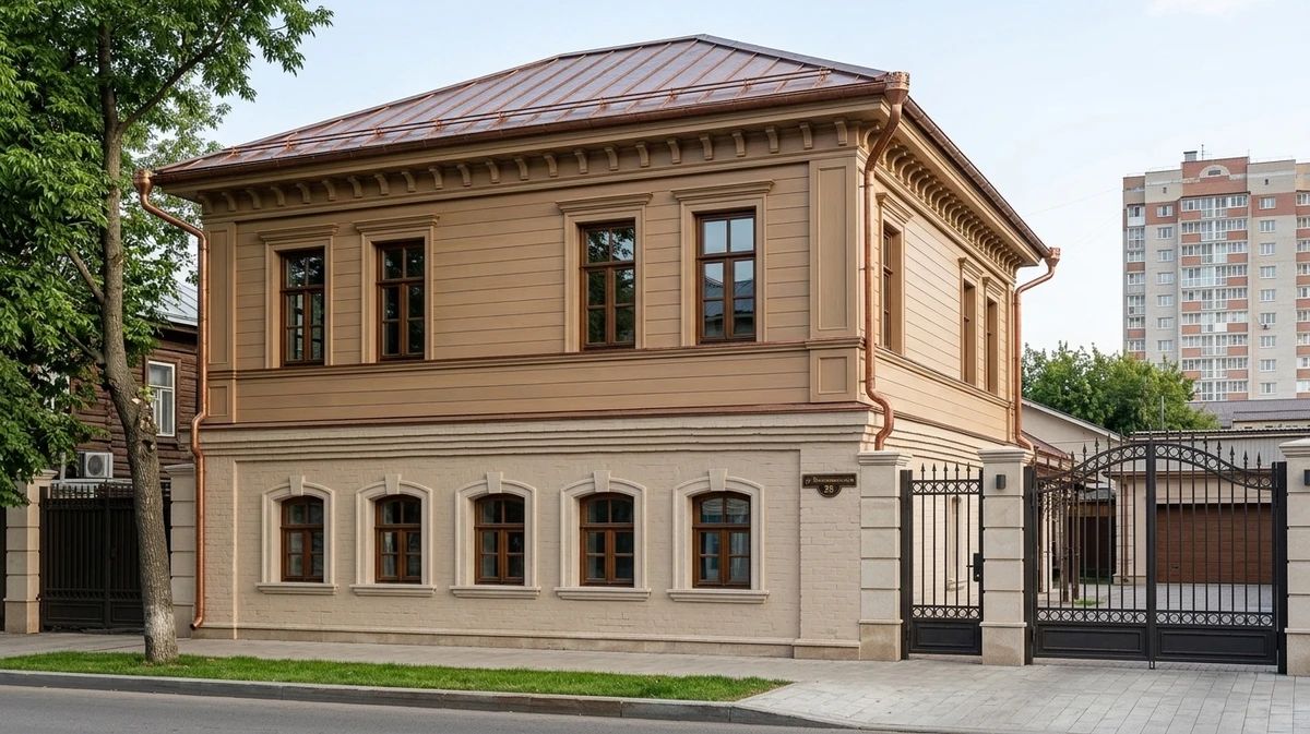Дизайн фасада в стиле Классический — Фасад от нейросети AI Facade