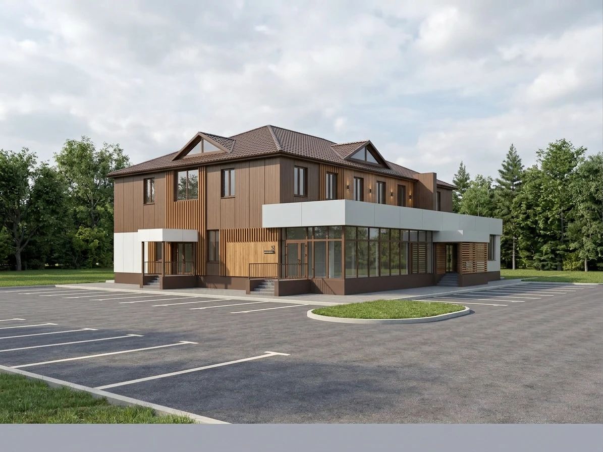 Дизайн фасада в стиле Скандинавский — Фасад от нейросети AI Facade