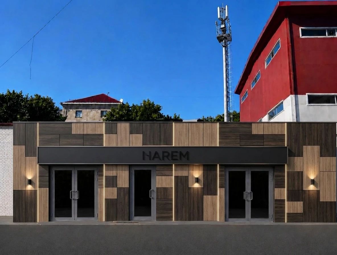Дизайн фасада в стиле Блэктек — фото фасада от нейросети AI Facade