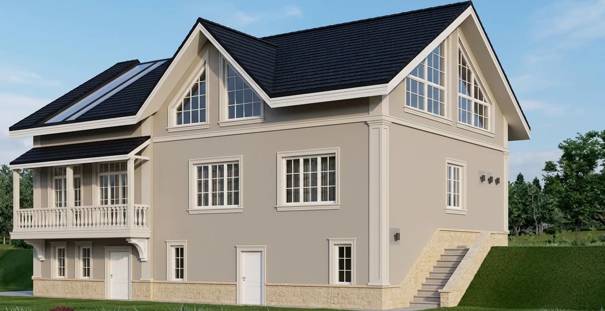Дизайн фасада в стиле Классический — Фасад от нейросети AI Facade