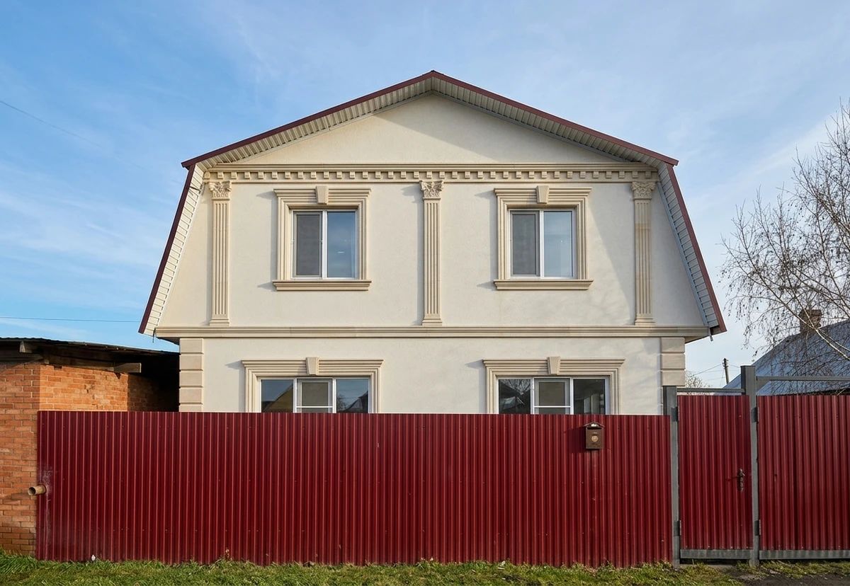 Дизайн фасада в стиле Неоклассика — фото фасада от нейросети AI Facade
