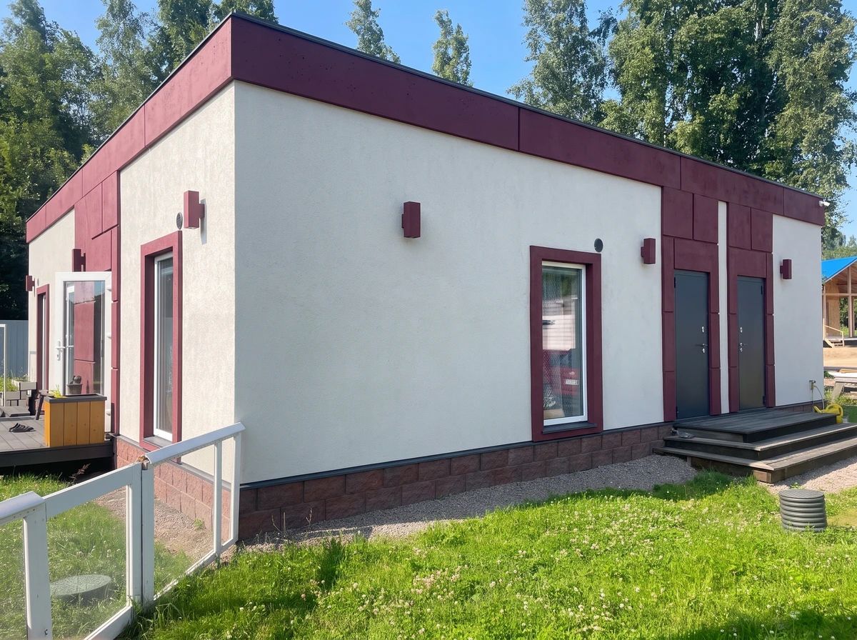 Дизайн фасада в стиле Брутализм — Фасад от нейросети AI Facade