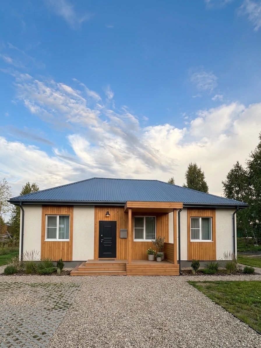 Дизайн фасада в стиле Скандинавский — Фасад от нейросети AI Facade