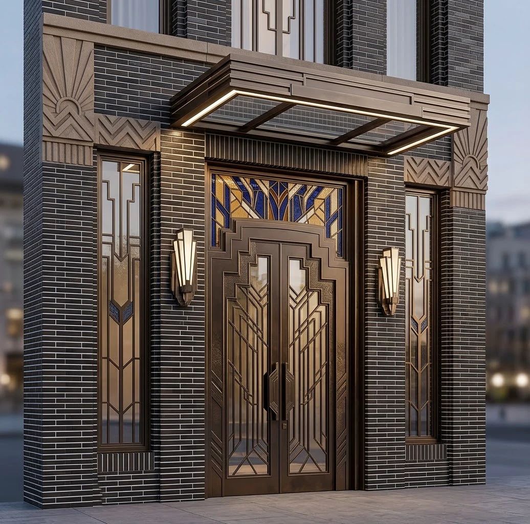 Дизайн фасада в стиле Ар-деко — Фасад от нейросети AI Facade