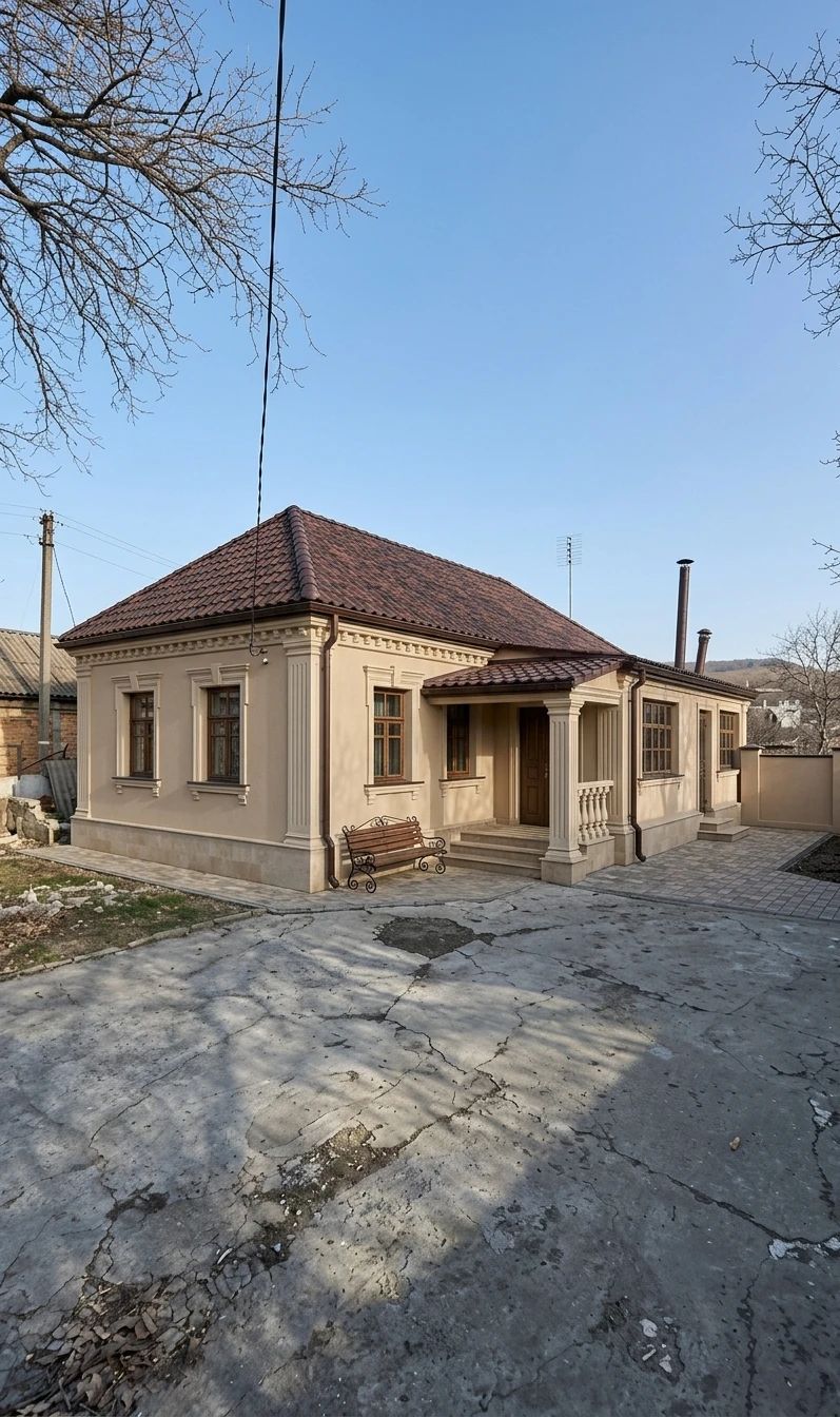Дизайн фасада в стиле Классический — Фасад от нейросети AI Facade