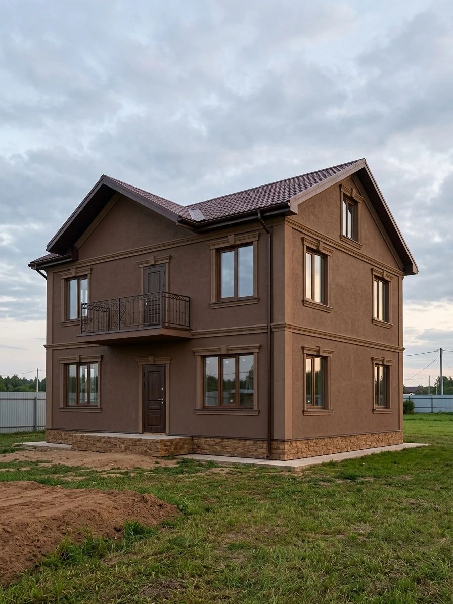Дизайн фасада в стиле Классический — Фасад от нейросети AI Facade