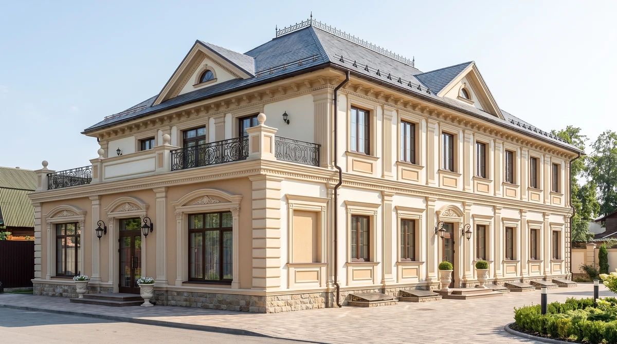 Дизайн фасада в стиле Классический — Фасад от нейросети AI Facade