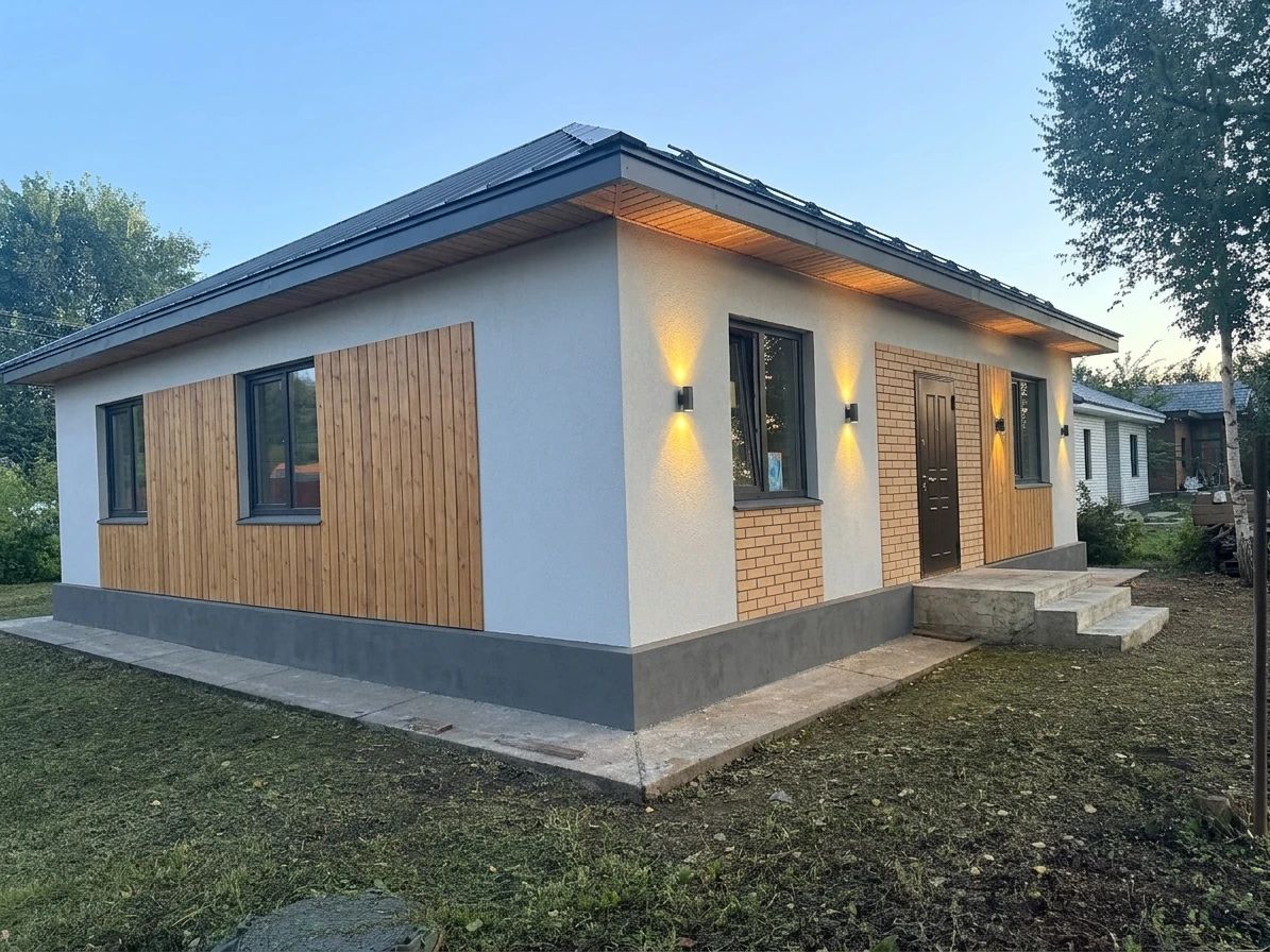 Дизайн фасада в стиле Скандинавский — Фасад от нейросети AI Facade