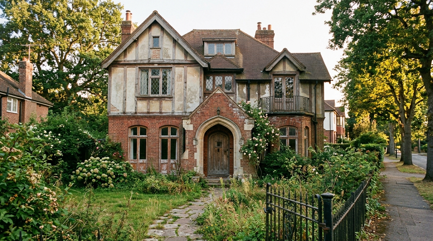 Кирпичный коттедж до