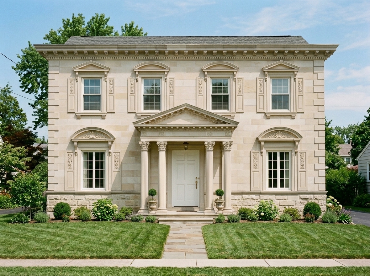 Классический стиль фасада