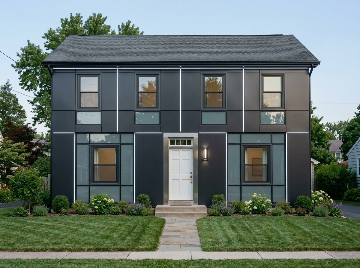 Хай-тек стиль фасада